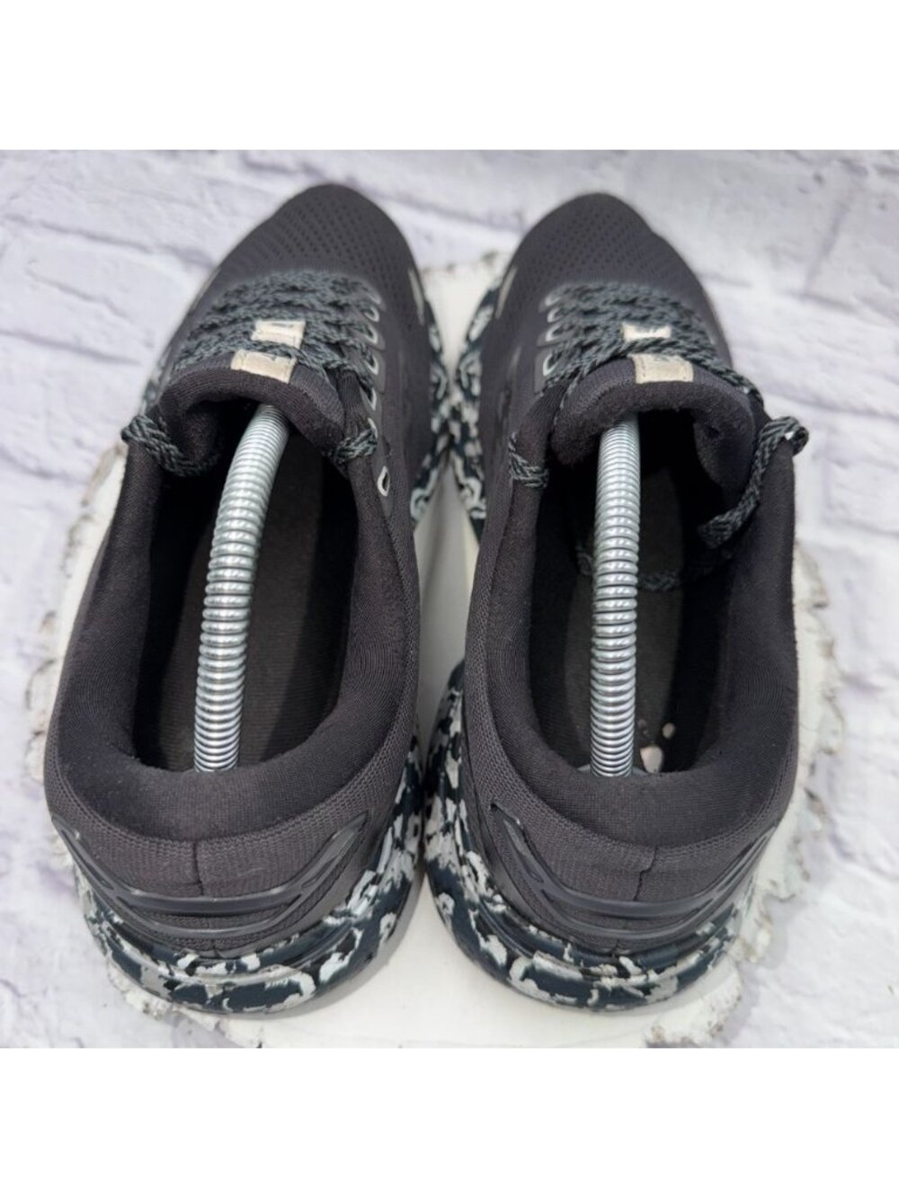 Brooks Ghost 15 Mens Size 8 Black Camo Athletic Running Walking Shoes Sneakers - Picture 6 of 10